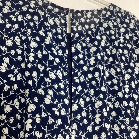 Reformation NEW Prima Midi Dress Navy Floral NWT Sz 8 - Picture 7 of 10